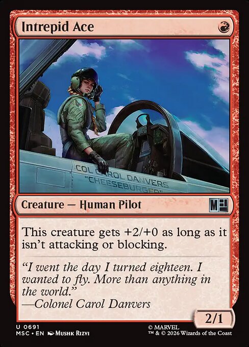 Intrepid Ace Magic: The Gathering card