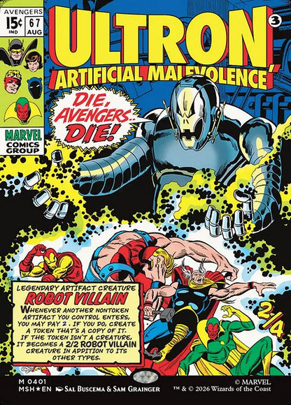 Ultron, Artificial Malevolence Magic: The Gathering card