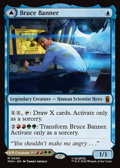 Bruce Banner Magic: The Gathering card