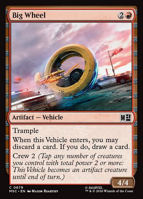 Big Wheel Magic: The Gathering card
