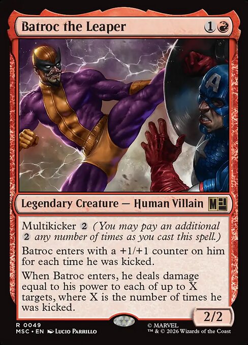 Batroc the Leaper Magic: The Gathering card