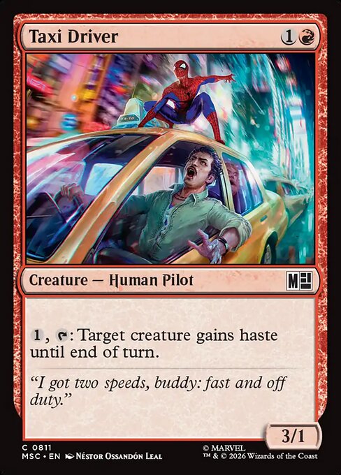 Taxi Driver Magic: The Gathering card