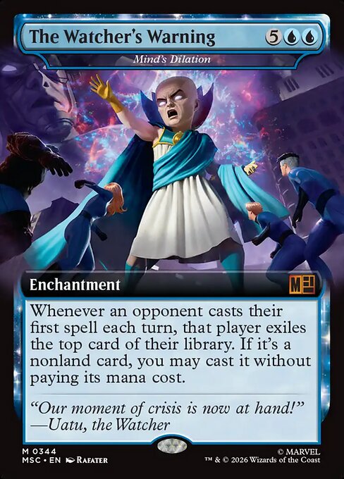 Mind's Dilation Magic: The Gathering card
