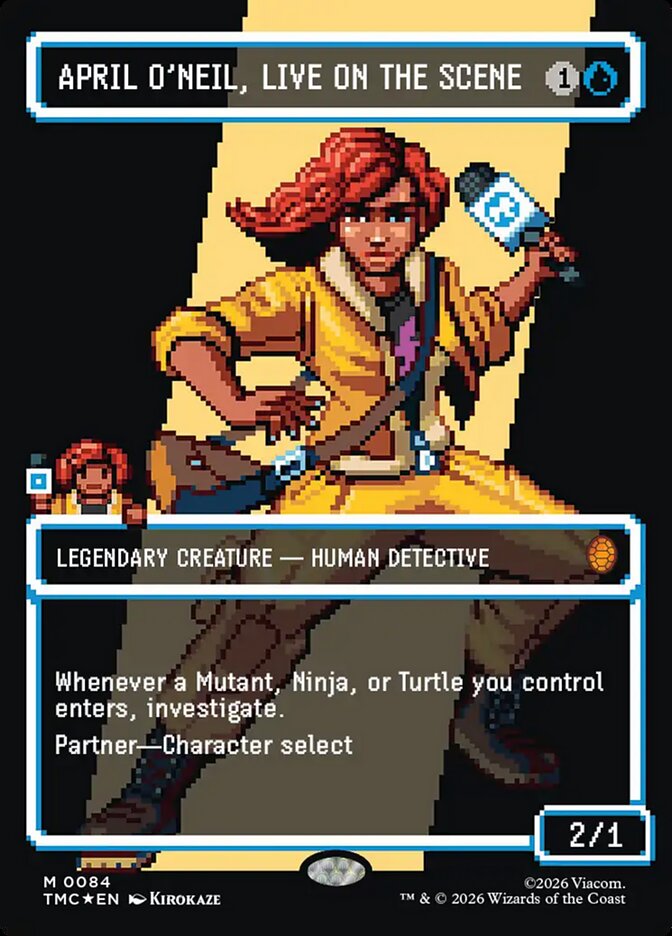 April O'Neil, Live on the Scene card image