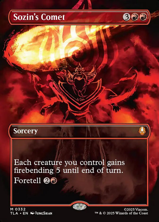 Sozin's Comet Magic: The Gathering card