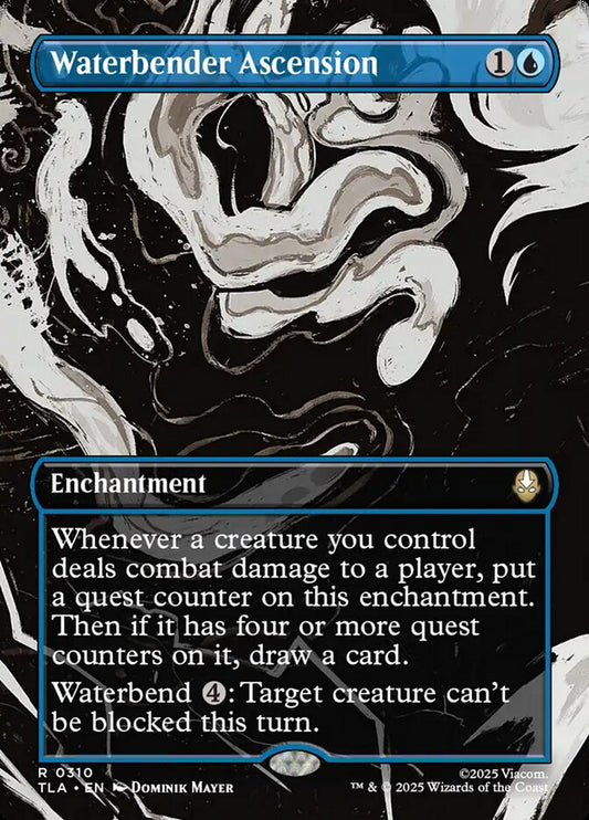 Waterbender Ascension Magic: The Gathering card