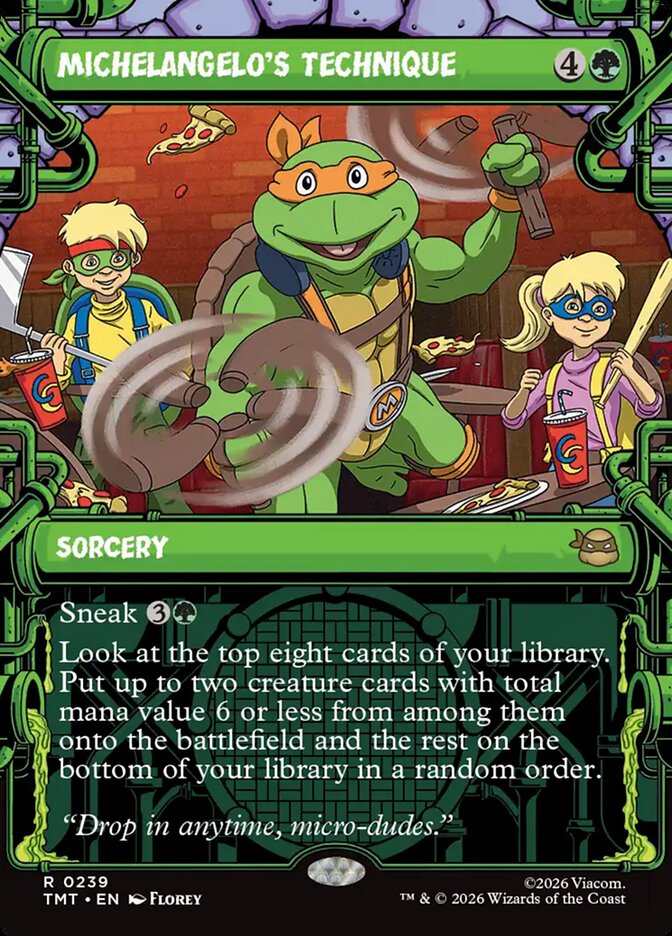 Michelangelo's Technique card image