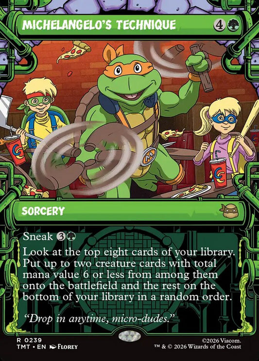 Michelangelo's Technique card image