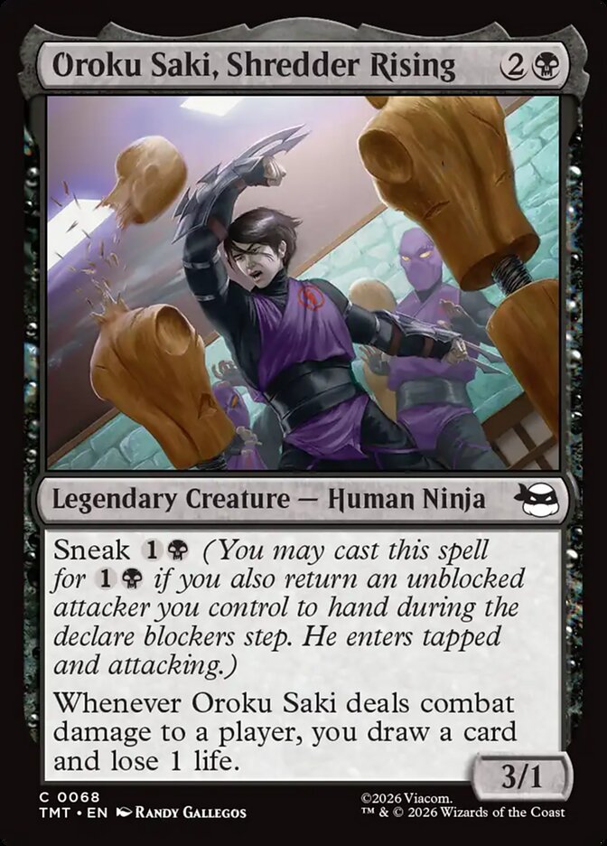 Oroku Saki, Shredder Rising card image