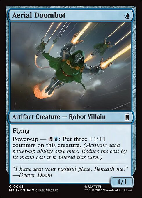 Aerial Doombot Magic: The Gathering card