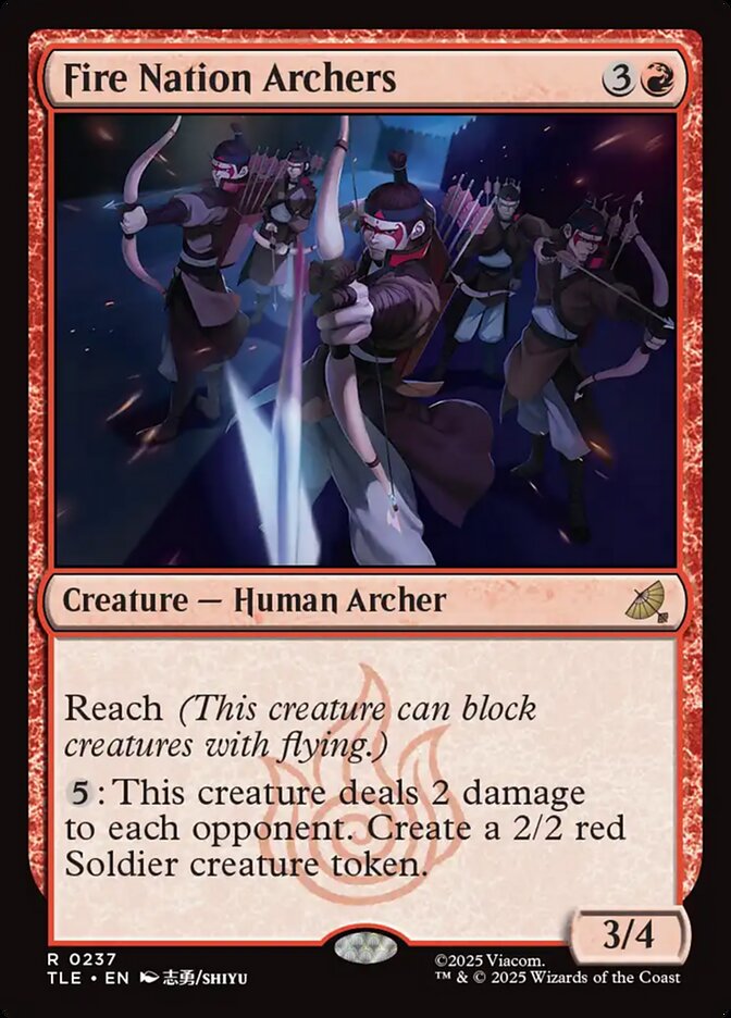 Fire Nation Archers card image