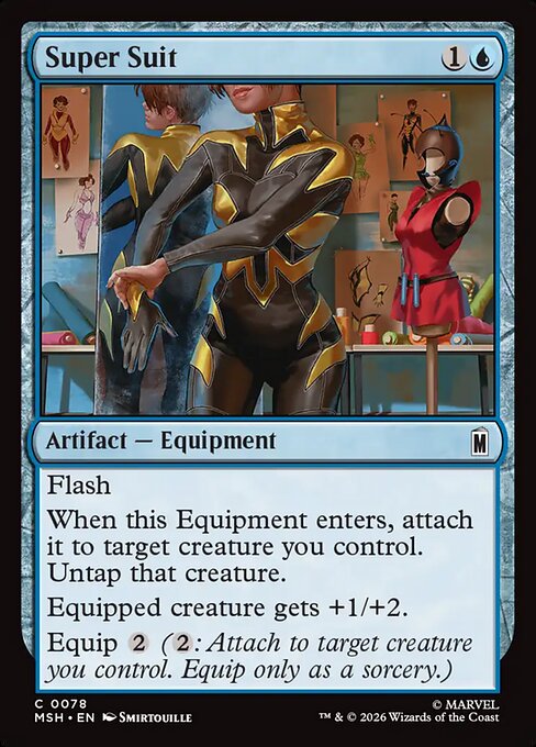 Super Suit Magic: The Gathering card