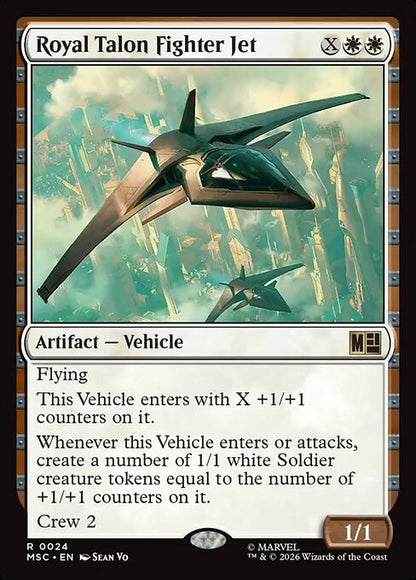 Royal Talon Fighter Jet Magic: The Gathering card