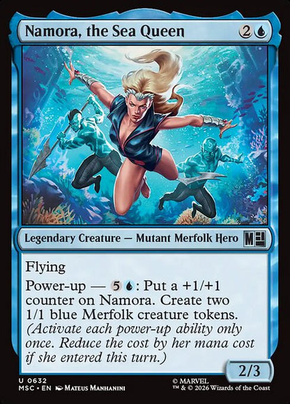 Namora, the Sea Queen Magic: The Gathering card