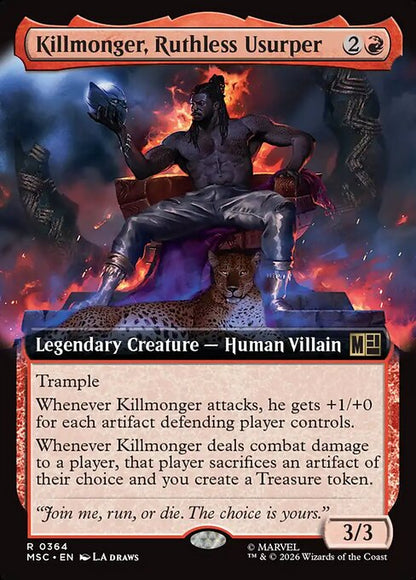 Killmonger, Ruthless Usurper Magic: The Gathering card