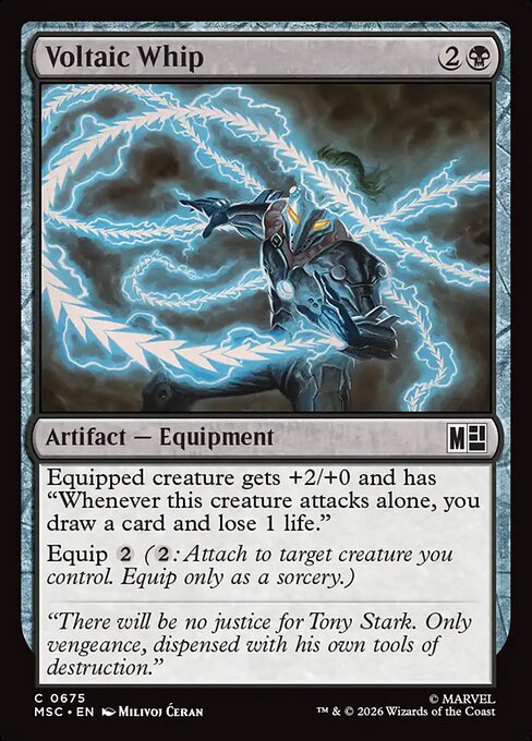 Voltaic Whip Magic: The Gathering card