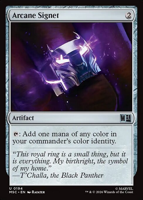 Arcane Signet Magic: The Gathering card