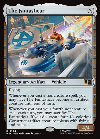 The Fantasticar Magic: The Gathering card