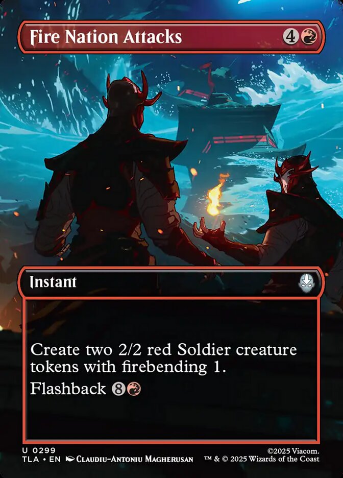 Fire Nation Attacks Magic: The Gathering card