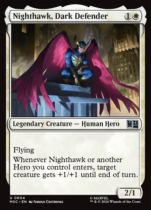Nighthawk, Dark Defender Magic: The Gathering card