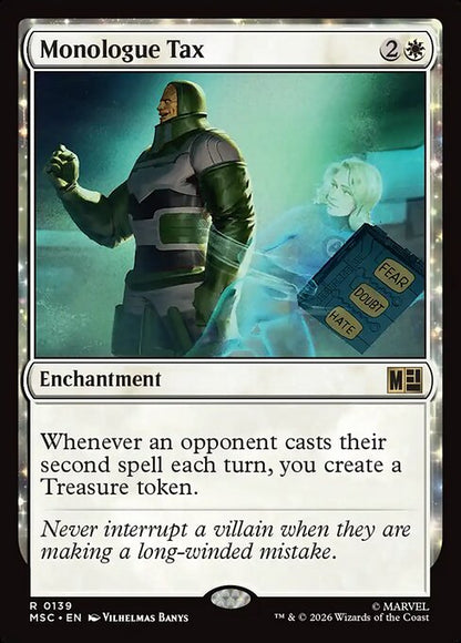 Monologue Tax Magic: The Gathering card