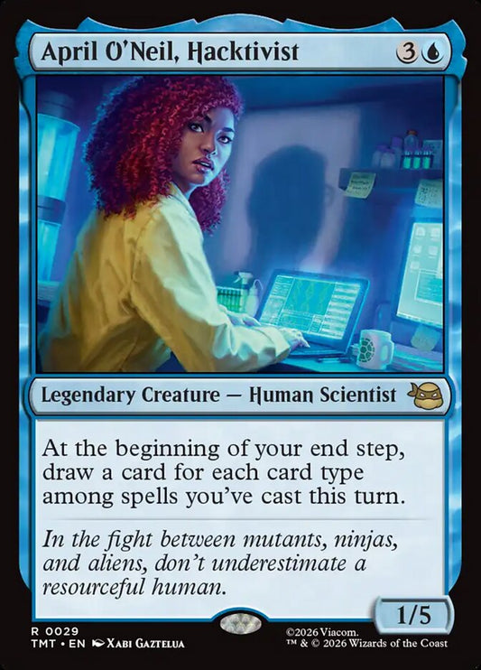 April O'Neil, Hacktivist card image