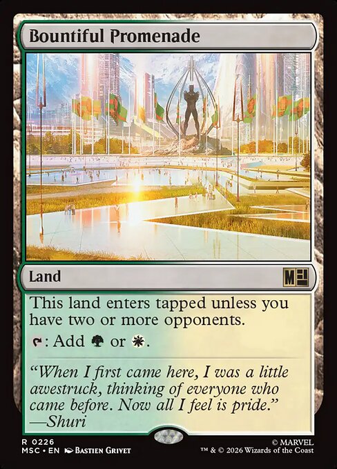 Bountiful Promenade Magic: The Gathering card