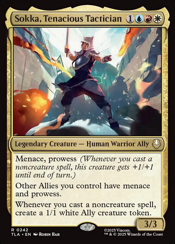 Sokka, Tenacious Tactician Magic: The Gathering card