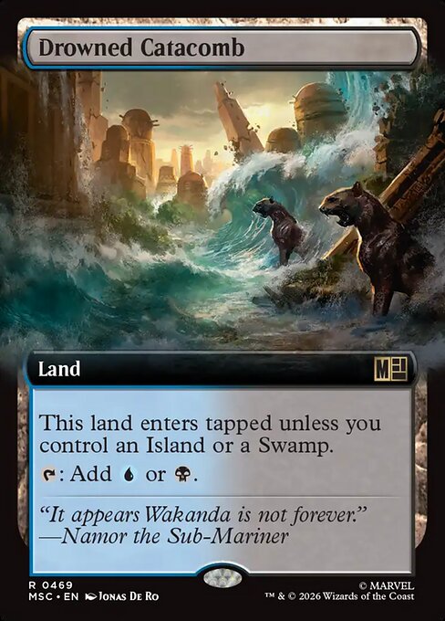 Drowned Catacomb Magic: The Gathering card