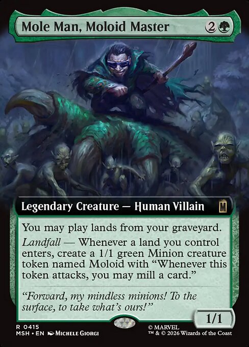 Mole Man, Moloid Master Magic: The Gathering card