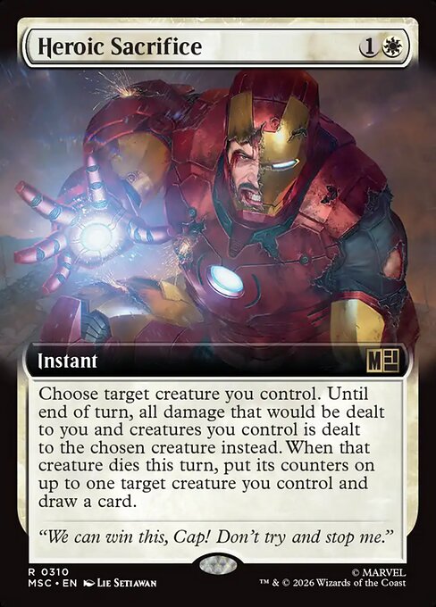 Heroic Sacrifice Magic: The Gathering card