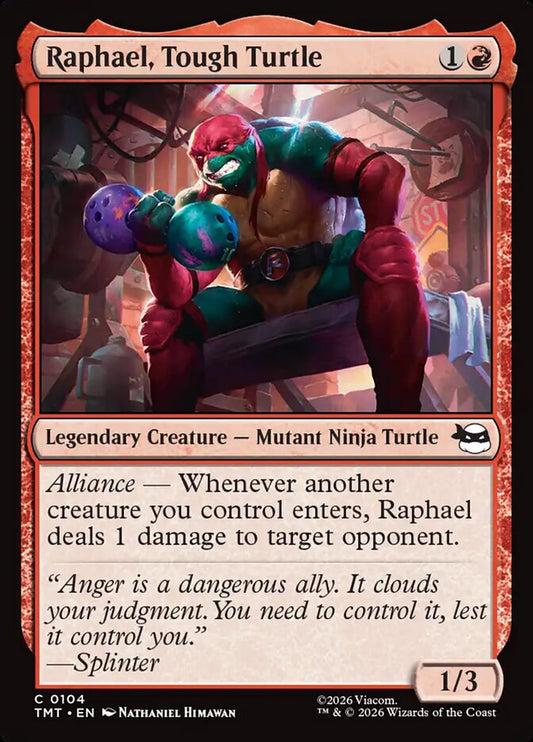 Raphael, Tough Turtle card image