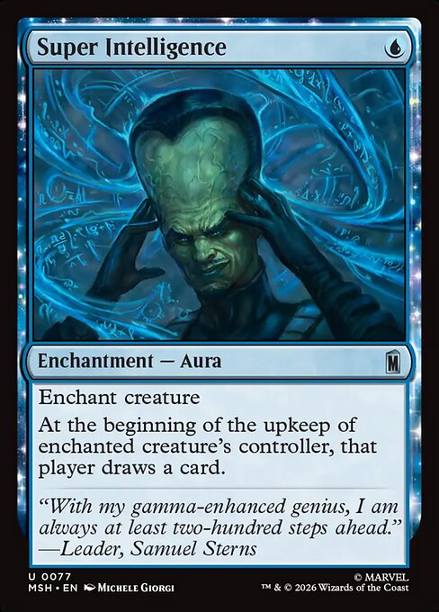 Super Intelligence Magic: The Gathering card