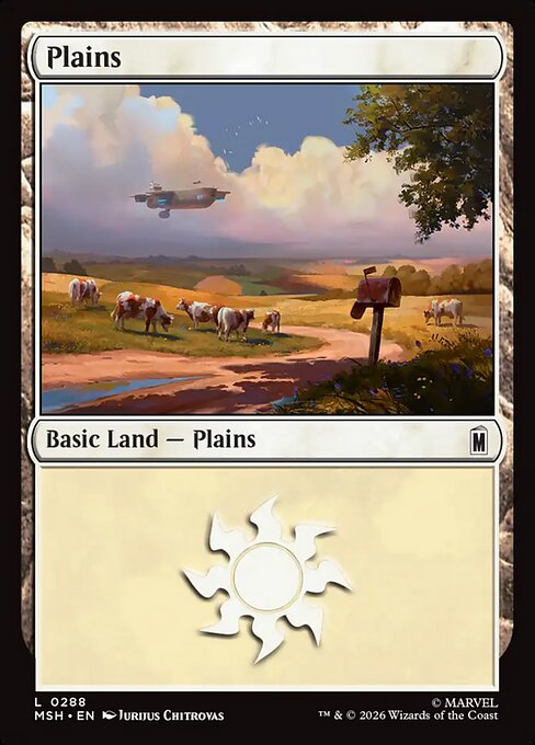 Plains Magic: The Gathering card