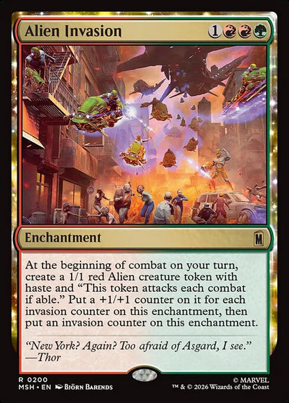 Alien Invasion Magic: The Gathering card