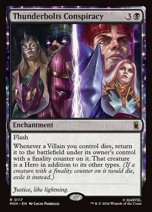 Thunderbolts Conspiracy Magic: The Gathering card
