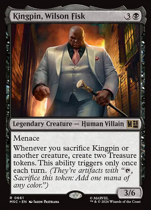 Kingpin, Wilson Fisk Magic: The Gathering card