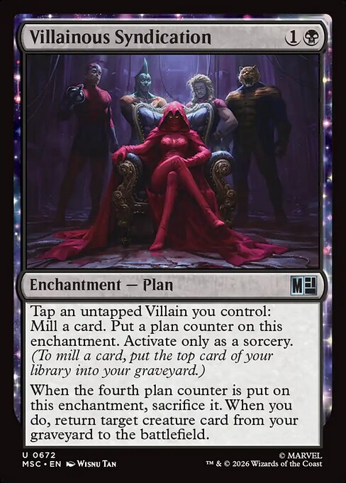 Villainous Syndication Magic: The Gathering card
