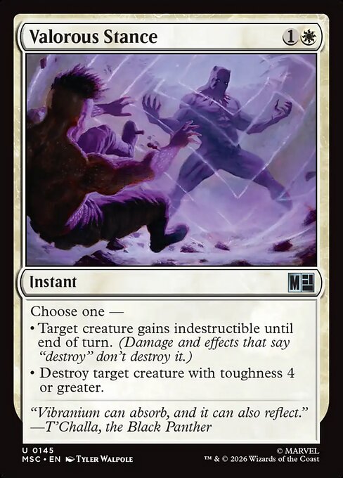 Valorous Stance Magic: The Gathering card