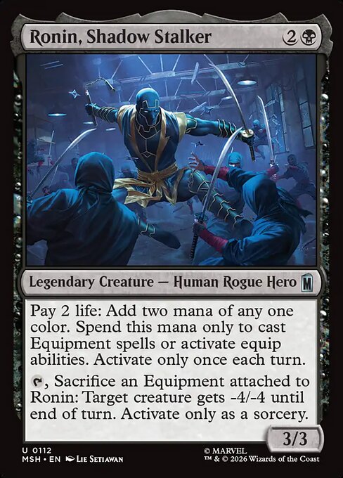 Ronin, Shadow Stalker Magic: The Gathering card