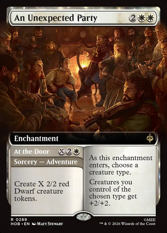 An Unexpected Party // At the Door card image