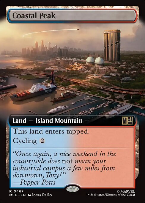 Coastal Peak Magic: The Gathering card