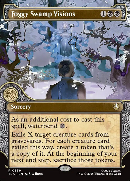 Foggy Swamp Visions Magic: The Gathering card
