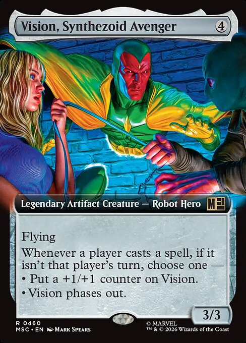Vision, Synthezoid Avenger Magic: The Gathering card
