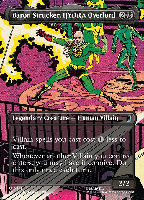 Baron Strucker, HYDRA Overlord Magic: The Gathering card