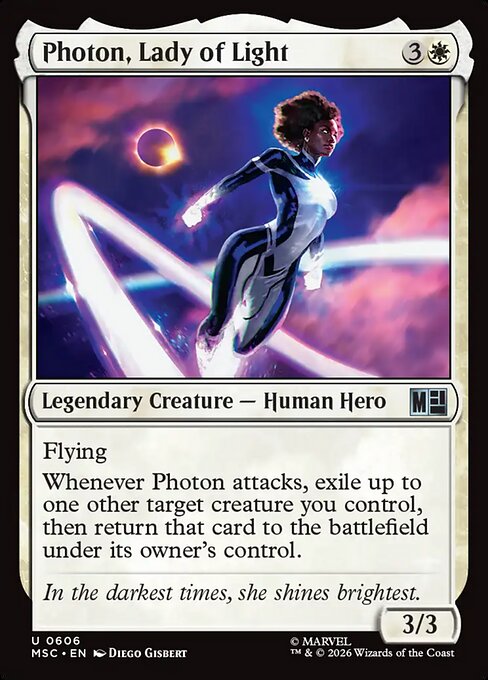 Photon, Lady of Light Magic: The Gathering card