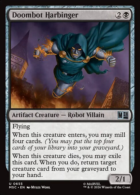 Doombot Harbinger Magic: The Gathering card