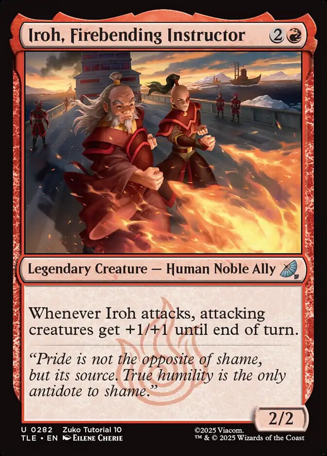 Iroh, Firebending Instructor card image