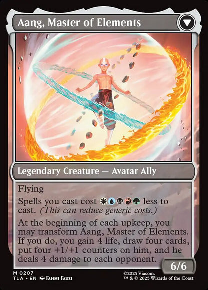 Aang, Master of Elements