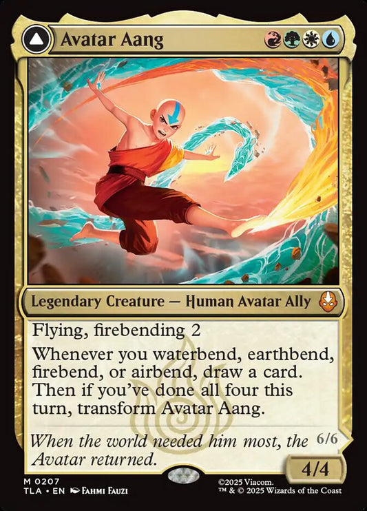 Avatar Aang // Aang, Master of Elements Magic: The Gathering card
